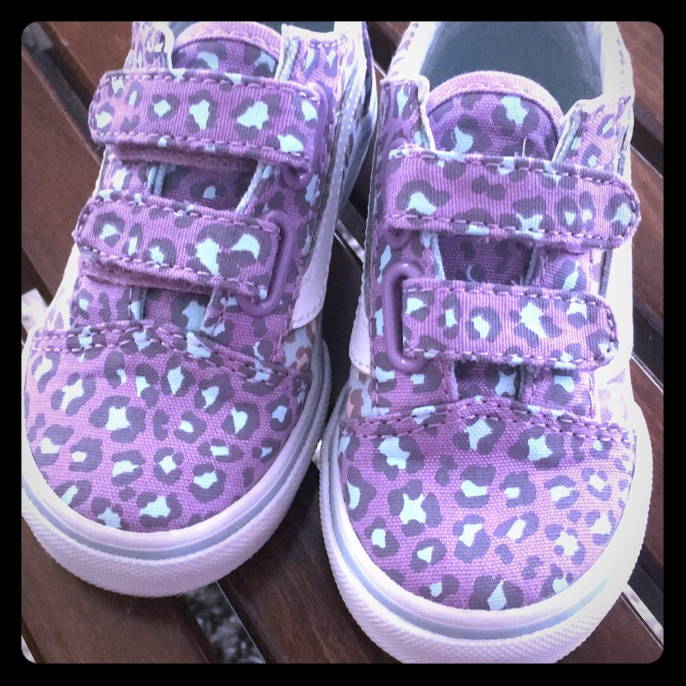 Toddler Girls Leopard Vans